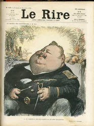 Illustration av Charles Leandre (1862-1934) för omslaget till Le Rire, nr 418