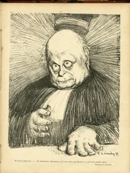 Illustration av Charles Leandre (1862-1934) i Le Rire