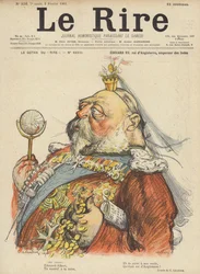 Kung Edward VII av England, Illustration för Le Rire