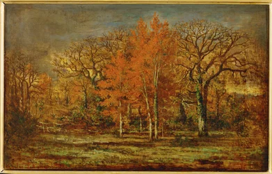 Skogsbryn (målning på duk)