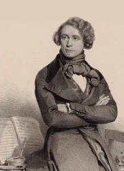 Porträtt av cellisten och kompositören Adrien-François Servais 1807-1866, 1838.