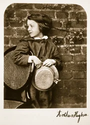 Arthur Hughes, Jr, 12 oktober 1863 (sepiafoto)