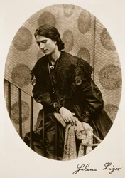 Helen Beyer, 9 oktober 1863 (sepiafoto)