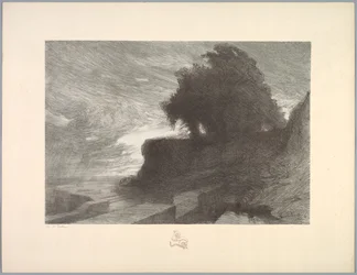 Landskapssvit: Landscape, Plate 4, Note, Snake
