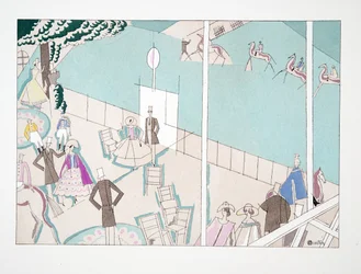 The Races from Sports & Entertainment, pub. 1914 (stenciltryck)