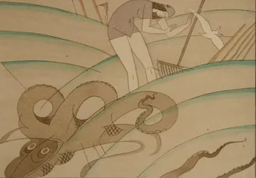 The Octopus, c.1920 (stencil på papper)