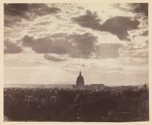 Molnstudie över Paris