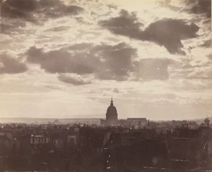 [Molnstudie över Paris], 1850-talet.