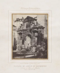 Fontän i Jardin du Luxembourg (Marie de Medicis grotta)