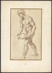 [Man med en vas av Raphaël]