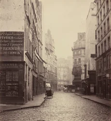 Rue des Lombards, från rue des Lavandières Sainte-Opportune