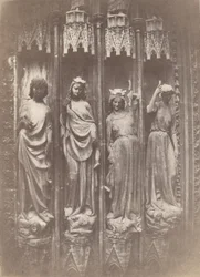 The Virtues Crushing the Vices, Strasbourgs katedral, 1853.