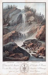 Premiere Chute Du Staubbach, slutet av
1700-talet-början av 1800-talet (Etsning och acquatint)