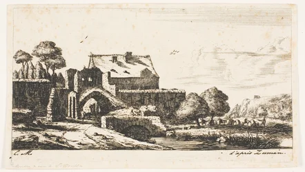 En vattenkvarn nära Saint-Denis
