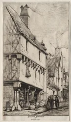 Ett gammalt hus i Bourges, ibland kallat musikerhuset