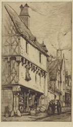 Ett gammalt hus i Bourges, ibland kallat ”Musikerns hus”