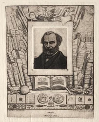 Armand Gueraud av Nantes, skrivare och bokstäver, 1862.