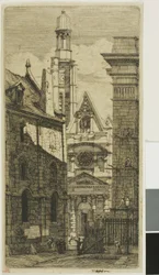Kyrkan St Etienne du Mont, Paris