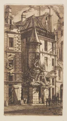 Hus med ett torn, Vävargatan, Paris