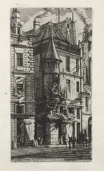 Hus med ett torn, rue de la Tixéranderie, Paris
