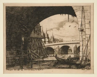 Bågen på Pont Notre-Dame, Paris