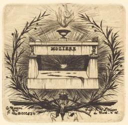 Molières grav, på Père-Lachaise-kyrkogården, Paris