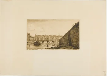 Pont-au-Change, Paris, omkring 1784