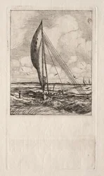 Swift Sailing Proa, Mulgrave Archipelago, Oceanien, 1866.