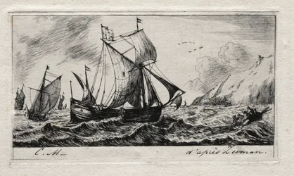 Gallioten av Jean de Vyl av Rotterdam, 1850.