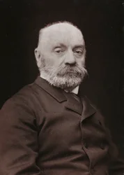 Konstnärligt och biografiskt album, 6:e årg., Salong 1885; porträtt av den franske målaren Boulanger Gustave Rodolphe (1824-1888)