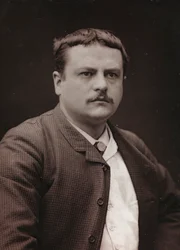 Konstnärligt och biografiskt album, 6:e årg., Salong 1885; porträtt av den franske målaren Royer Lionel (1852-1926)