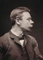 Konstnärligt och biografiskt album, 6:e årg., Salong 1885; porträtt av den franske målaren Joseph Paul Meslé (1855-1929)
