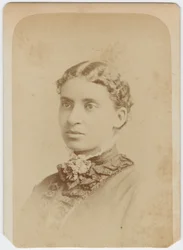 Carte de vision eller Lottie Grimke, c.1870
