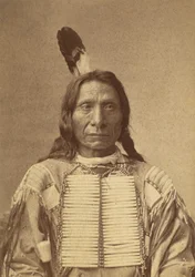Mahpiya Luta Röda molnet, 1880.