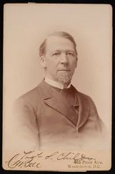 Porträtt av Thomas Spencer Childs 1825-1914, före 1893.