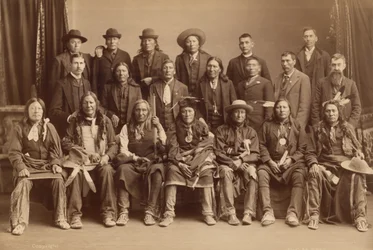 Sioux-delegationen,1891 (foto)