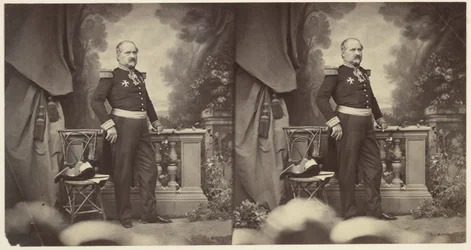 General Corréard, befälhavare för trupperna i Nice efter annekteringen