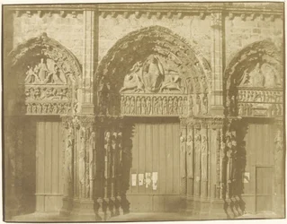 Portalen till katedralen i Chartres