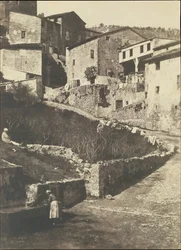 En gata i Grasse, 1852.