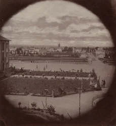 Imperial Asylum of Vincennes, utsikt över Charenton, 1858-59.