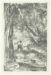 Le bucheron, möjligen 1857, tryckt 1982.
