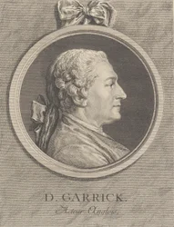 Porträtt av David Garrick, 1764