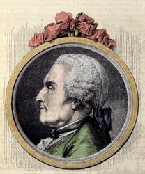 Porträtt av Charles Marie La Condamine, fransk matematiker och naturforskare
