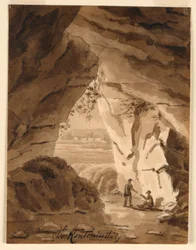 I en grotta