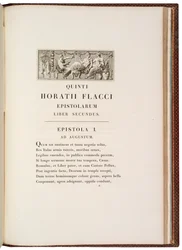 Sida från Quintus Horatius Flaccus
