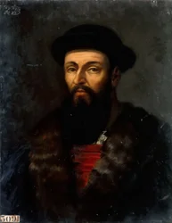 Porträtt av Ferdinand Magellan 1470-1521