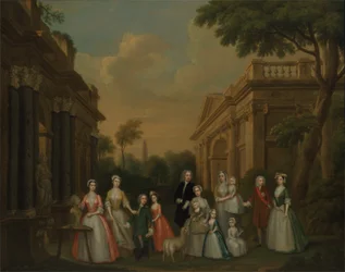 The Finch Family, ca 1732 (olja på duk)