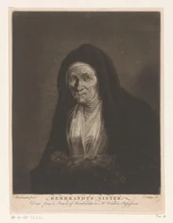 Porträtt av en okänd gammal kvinna Rembrandts - syster (titel på objekt)