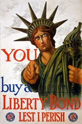 DU köper en Liberty Bond, 1917