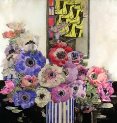 Anemones, c.1915-16 (wc & pencil on paper)